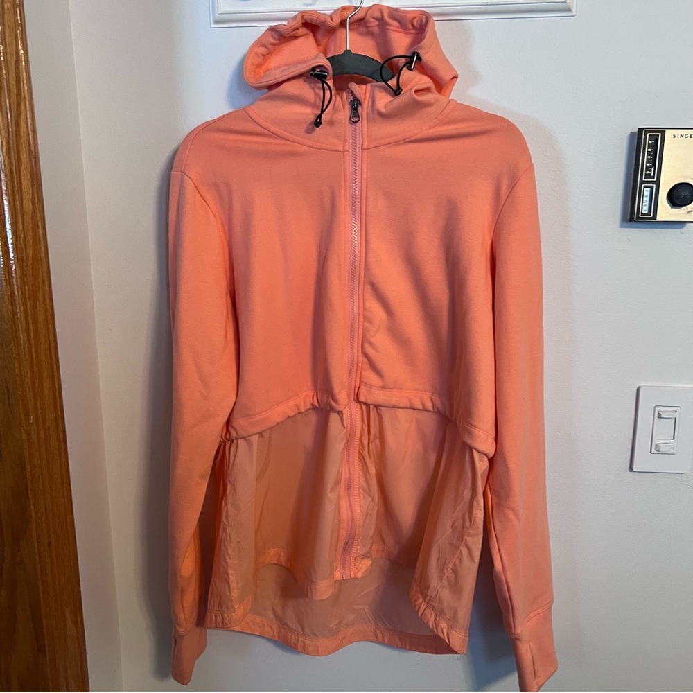 Peach spring athletic jacket